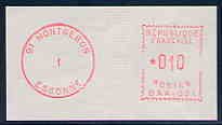 Montgeron 1969, erste ATM der Welt